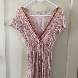 Colorful Floral Maxi Dress